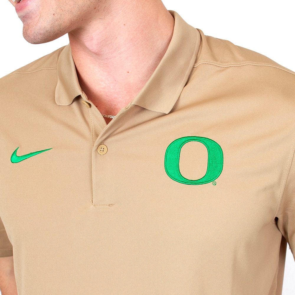 Classic Oregon O, Nike, Brown, Polo, Performance/Dri-FIT, Men, Victory, Shirt, 886742